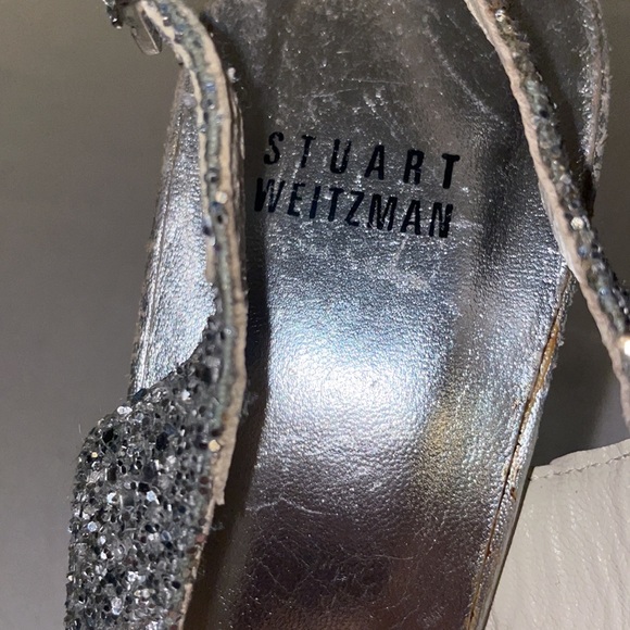 Stuart Weitzman Avalon Glitter High Heel Pumps Size 10 - Picture 3 of 8